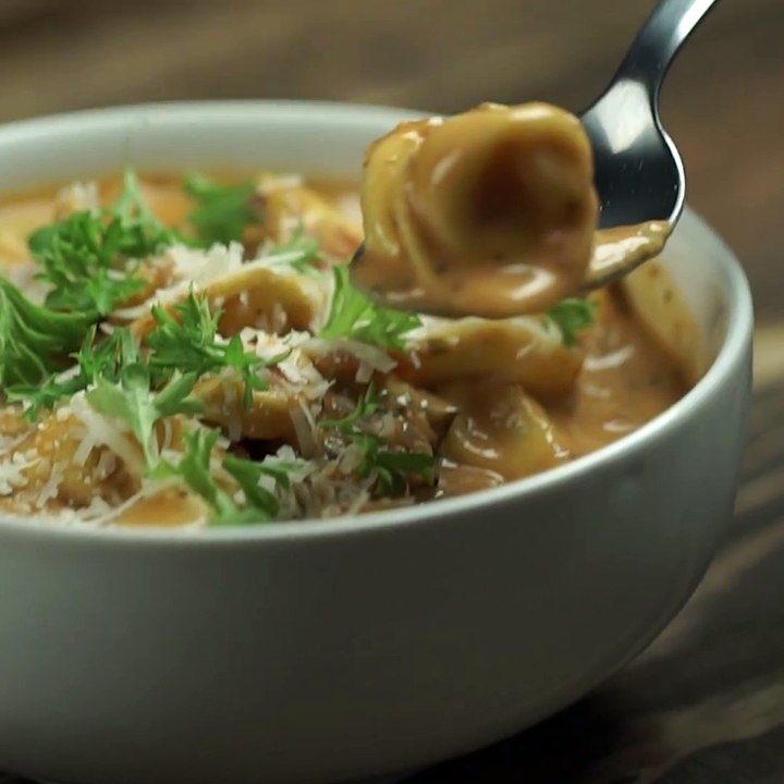 CREAMY TORTELLINI   SAUSAGE SOUP can be made..