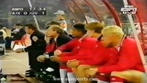 الشوط الاول مباراة يوفنتوس و اياكس 1-1 نهائي دوري الابطال 1996