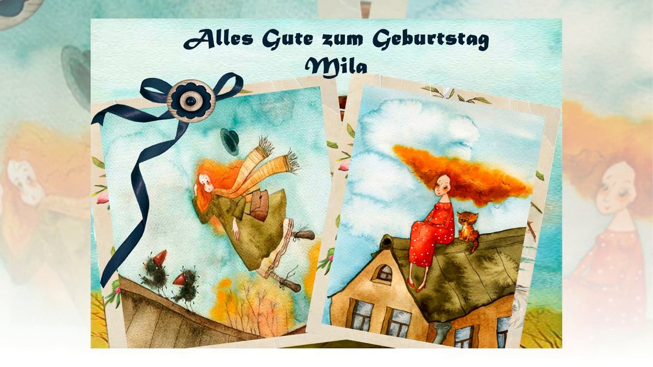 Alles Gute zum Geburtstag Mila