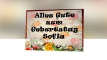 Alles Gute zum Geburtstag Sofia