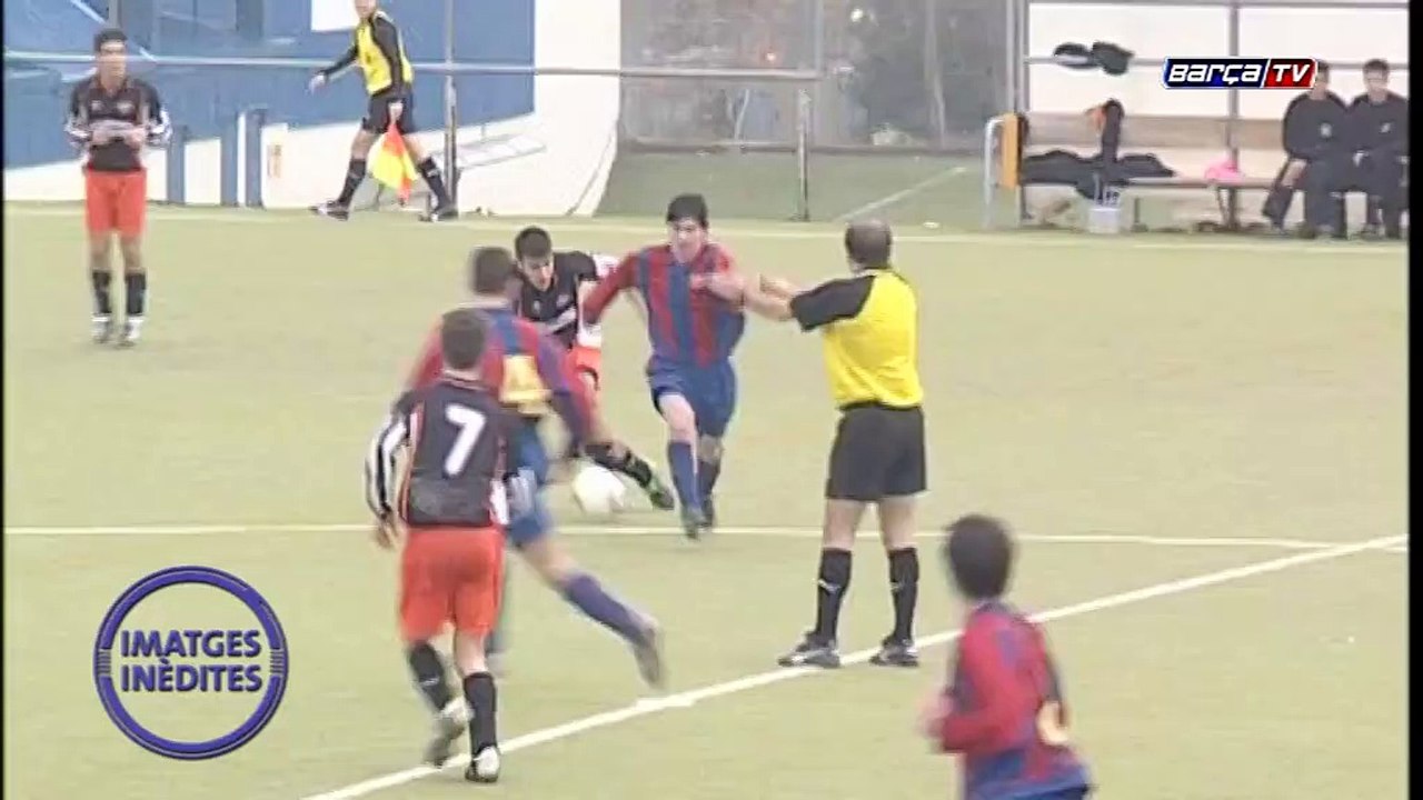 فيديو لم يسبق لك أن شاهدته للبرغوث ميسي