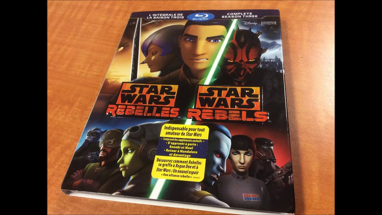 Critique du coffret de la 3e saison de Star Wars Rebels en format Blu-ray