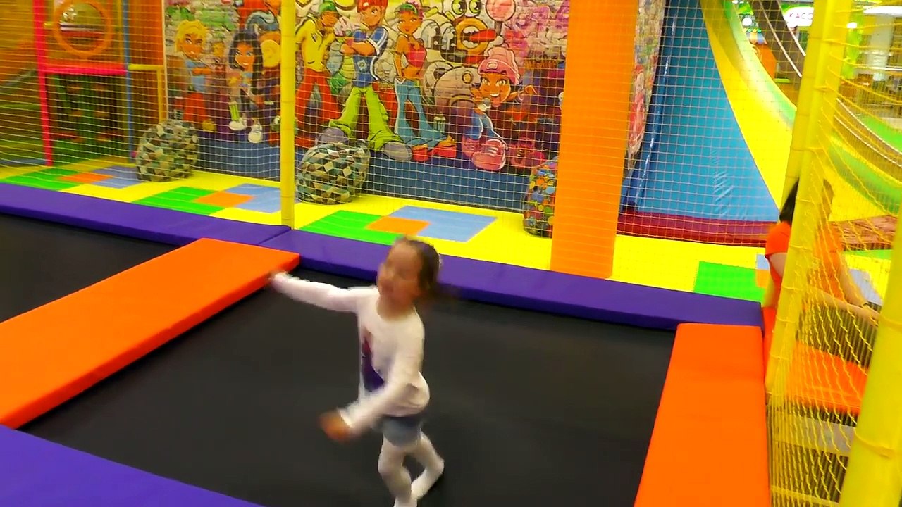 Bad BABY Indoor Playground Family Fun Play Area Nursery Rhymes Johny Johny Yes Papa Song for Kids