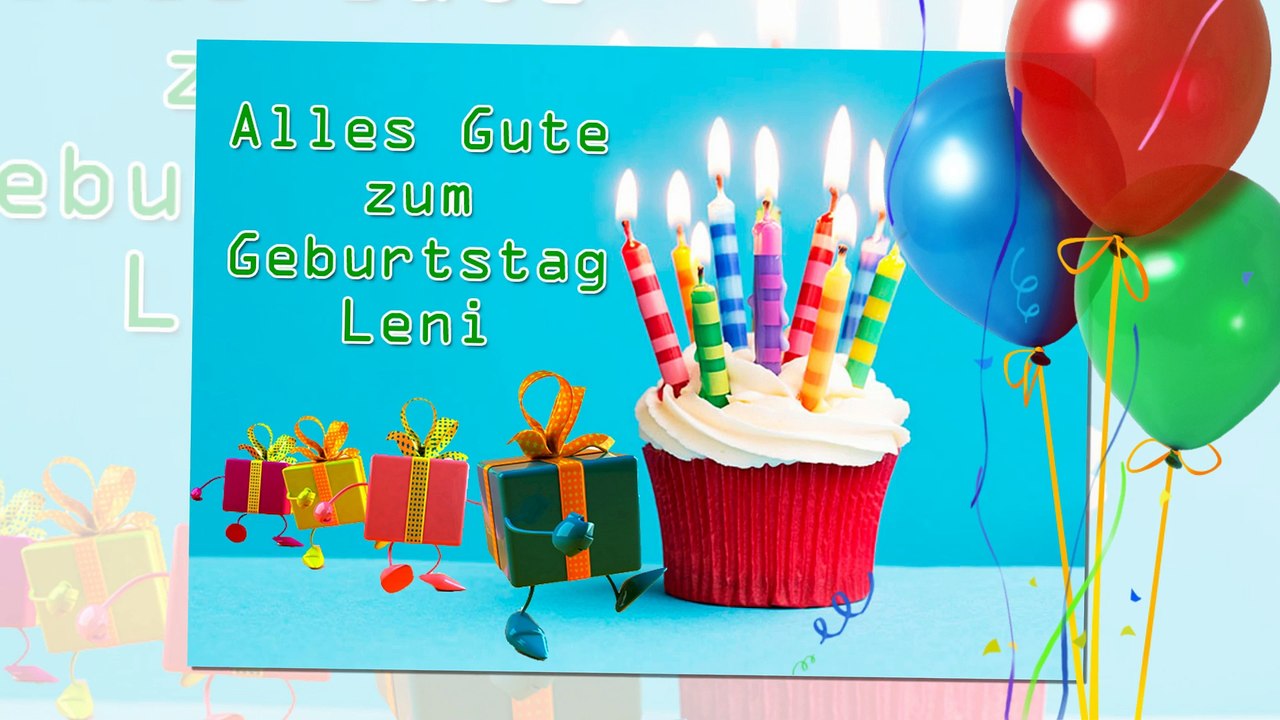 Alles Gute zum Geburtstag Leni