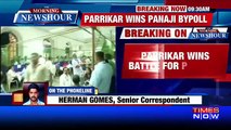 Goa CM Manohar Parrikar Wins Panaji Bypoll Elections