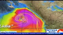 Alerta roja en noroeste de México por tormenta Lidia, que puede tocar tierra en las próximas horas