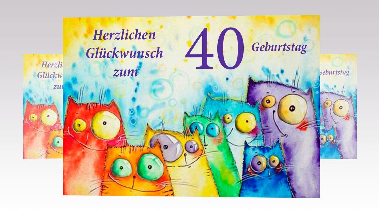 Herzlichen Glückwunsch zum 40 Geburtstag