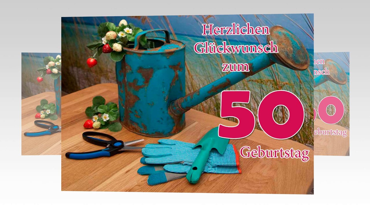 Herzlichen Glückwunsch zum 50 Geburtstag