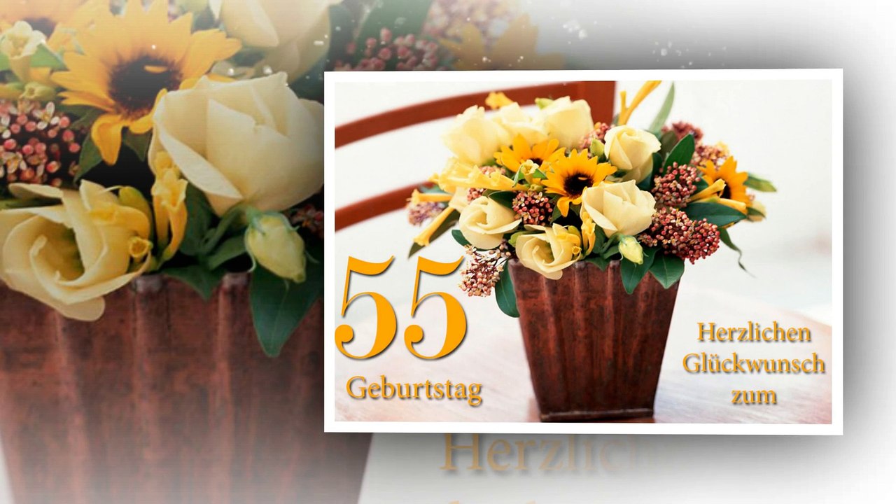 Herzlichen Glückwunsch zum 55 Geburtstag