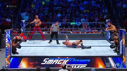 Randy Orton & Shinsuke Nakamura vs. Jinder Mahal & Rusev_ SmackDown LIVE, Aug. 29, 2017