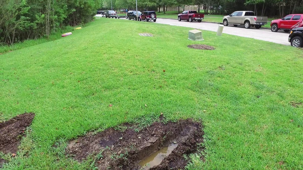 Bird's Eye View of the Flooding of Hurricane Harvey