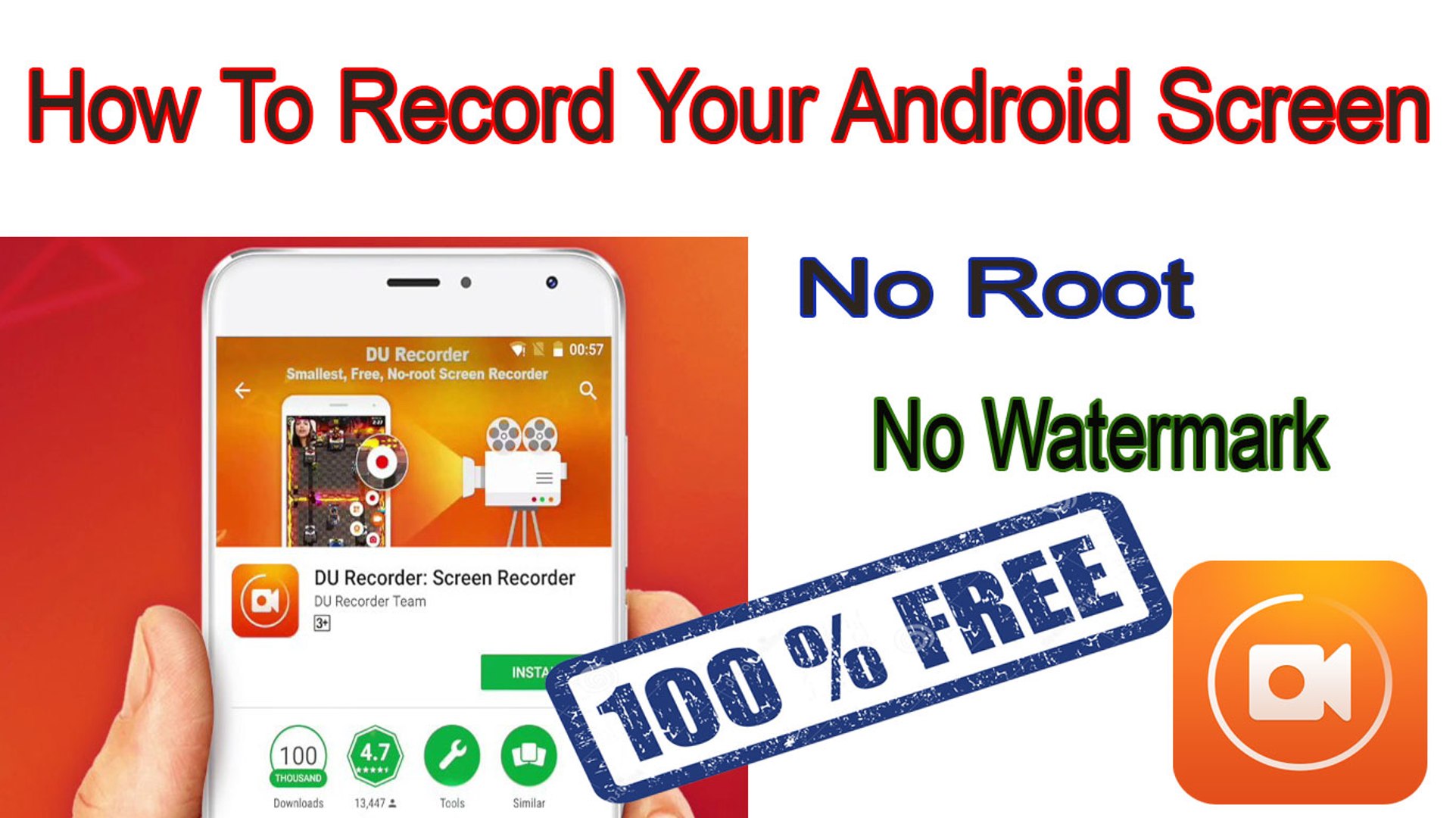 Download Screen Recorder For Android No Root