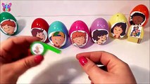 Des œufs jouets et 8 œufs surprise, jouets surprise amis apprendre les couleurs Caillou