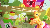 Hectáreas manzana en granero poco más pequeña mi fiesta mascota juego poni tienda dulce véase Unboxing mlp