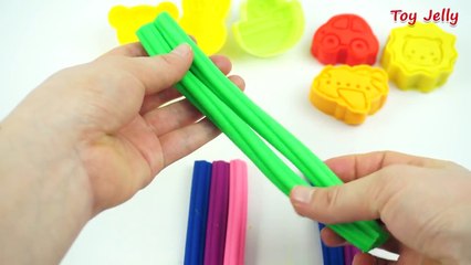 Learn Colours with Play Dough Modelling Clay with Molds Fun and Creative for Children Todd