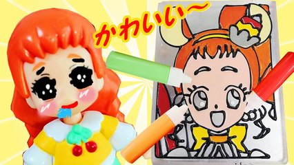プリキュアアラモード ❤ キュアカスタード の ペタペタやき を つくるよ ひまりちゃん じょうずにできるかな？ おもちゃ アニメ 人形 幼児 Precure Alamode To