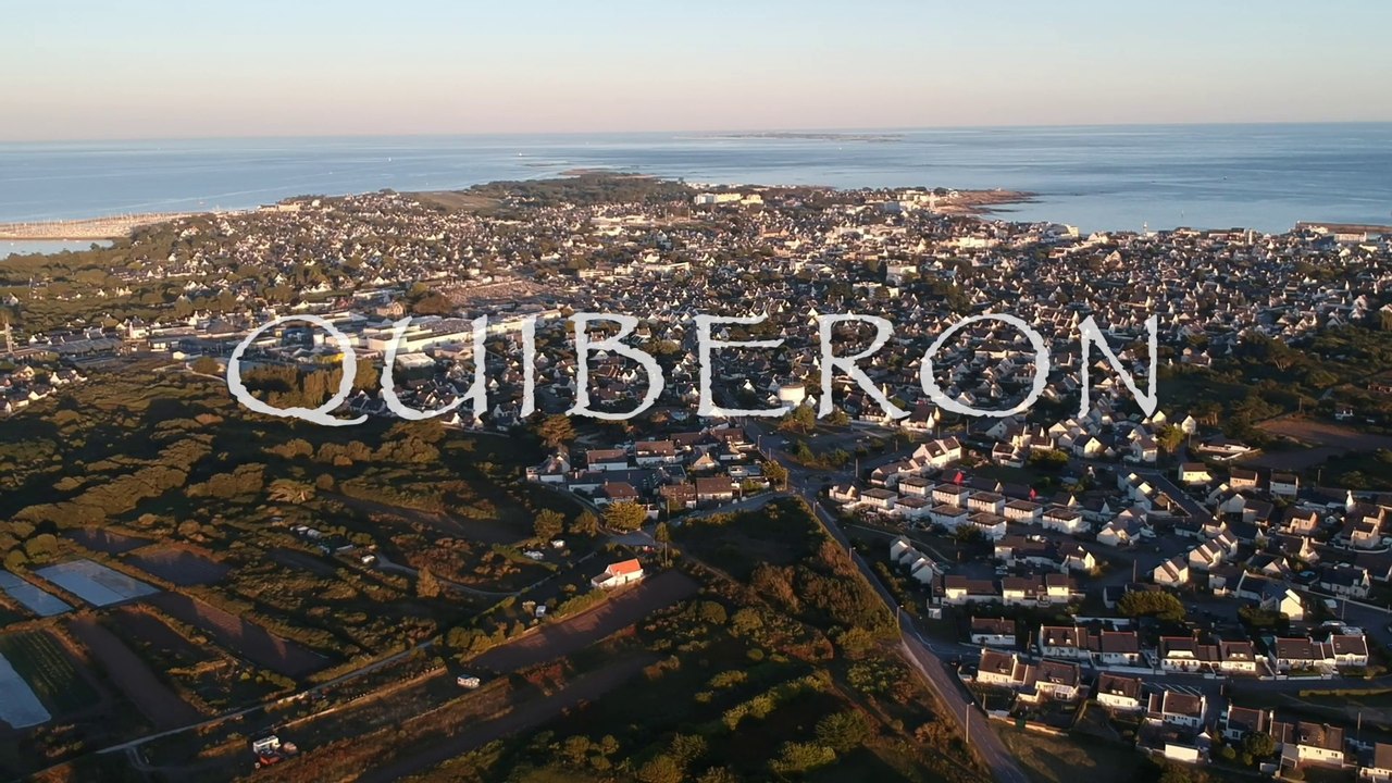 Quiberon vue du ciel