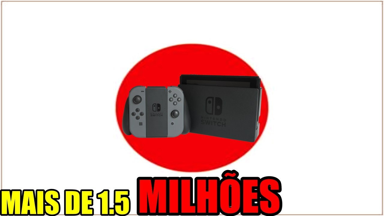 SWITCH PASSA DE 1.5 MILHÕES DE UNIDADES VENDIDAS NO JAPÃO