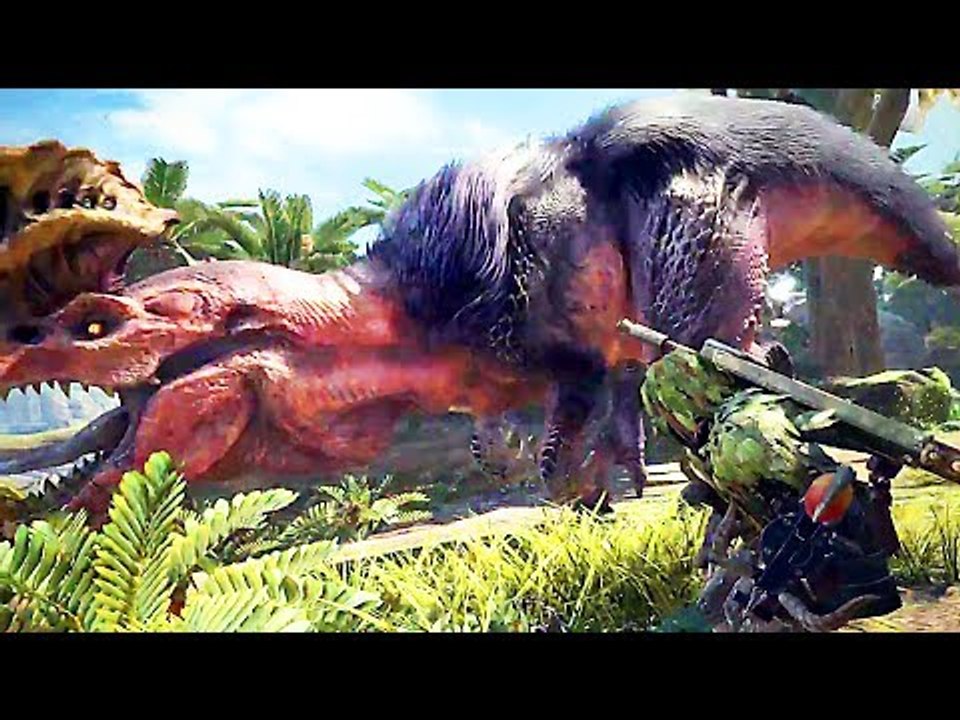 MONSTER HUNTER WORLD Gameplay Trailer (E3 2017) PS4