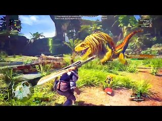 MONSTER HUNTER WORLD : 20 minutes de GAMEPLAY dans la forêt !