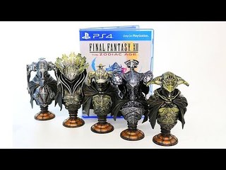 FINAL FANTASY XII The Zodiac Age : notre UNBOXING des bustes des 5 Juges !
