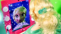 Muñeca congelado da Cambio de imagen maquillaje princesa Reina Disney elsa rapunzel barbie digital mirr