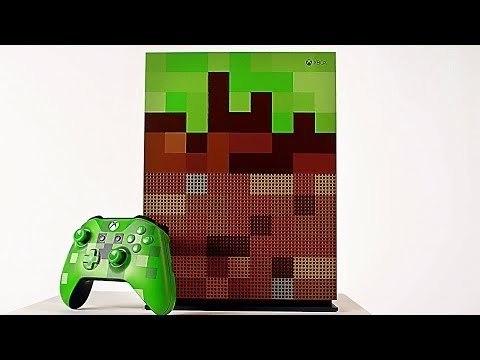 Nouvelle Console XBOX ONE S Minecraft (édition limitée)