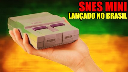 SNES MINI SERÁ LANÇADO OFICIALMENTE NO BRASIL