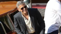 George Clooney Arrives at Venice Film Festival in Style