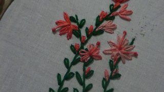 Hand Embroidery: Hand Stitch: Lazy Daisy Stitch