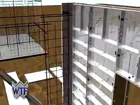 Betonarme Duvar Kalıp Montajı Animasyonu