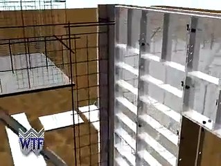 Betonarme Duvar Kalıp Montajı Animasyonu