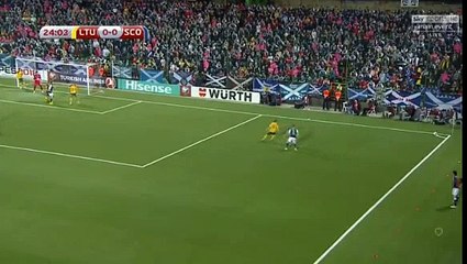 Lithuania 0-1 Scotland 01/09/2017 ARMSTRONG First Goal 25' 'HD (WORLD CUP QUALIF.)