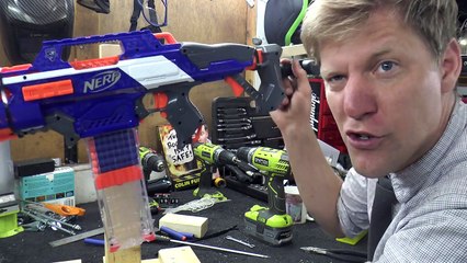 How to Make an Auto Nerf Trigger System "Colin Furze Book Project #1"