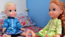 Y Ana bebés bebé cuidar a los niños mala baño muñeca congelado tiempo niños pequeños juguetes gemelo gemelos elsa
