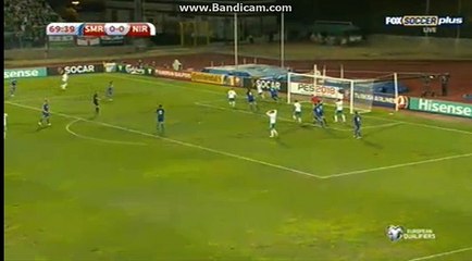 Goal J.Magennis SAN MARINO 0 - 1 NORTH IRELAND 01.09.2017  HD