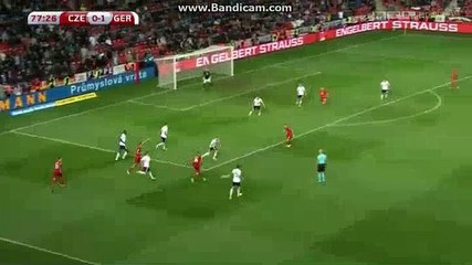 Vladimir Darida Super Goal Czech Republic 1-1 Germany 01.09.2017