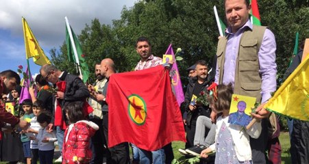 PKK/YPG Saflarında Çatışırken Ölen İngiliz Terörist İçin Manchester'da Eylem