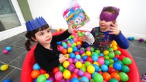 Balle les meilleures enfants ce qui les couleurs des œufs pour enfants Apprendre apprentissage fosse les tout-petits surprise