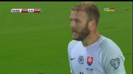 Adam Nemec Goal HD - Slovakia 1-0 Slovenia 01.09.2017