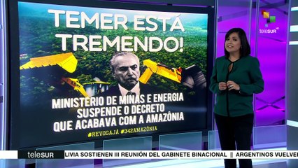 Brasil: suspenden entrega de Amazonía a explotación minera