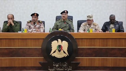 تعيينات أمنية عسكرية لحكومة الوفاق الليبية وحفتر يرد