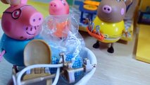 Porc clin doeil avec Pig Peppa Pig papa jouets fracassé toilettes maman Peppa demandé par Peppa