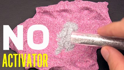 Glitter Slime without Slime Activator