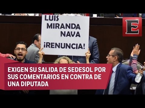 Legisladoras se unen contra Luis Enrique Mirada, titular de Sedesol