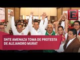 SNTE amenaza con bloqueos carreteros en Oaxaca