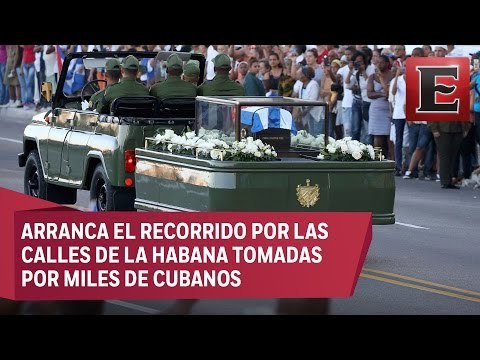 ÚLTIMA HORA: Cenizas de Fidel Castro emprenden recorrido por Cuba