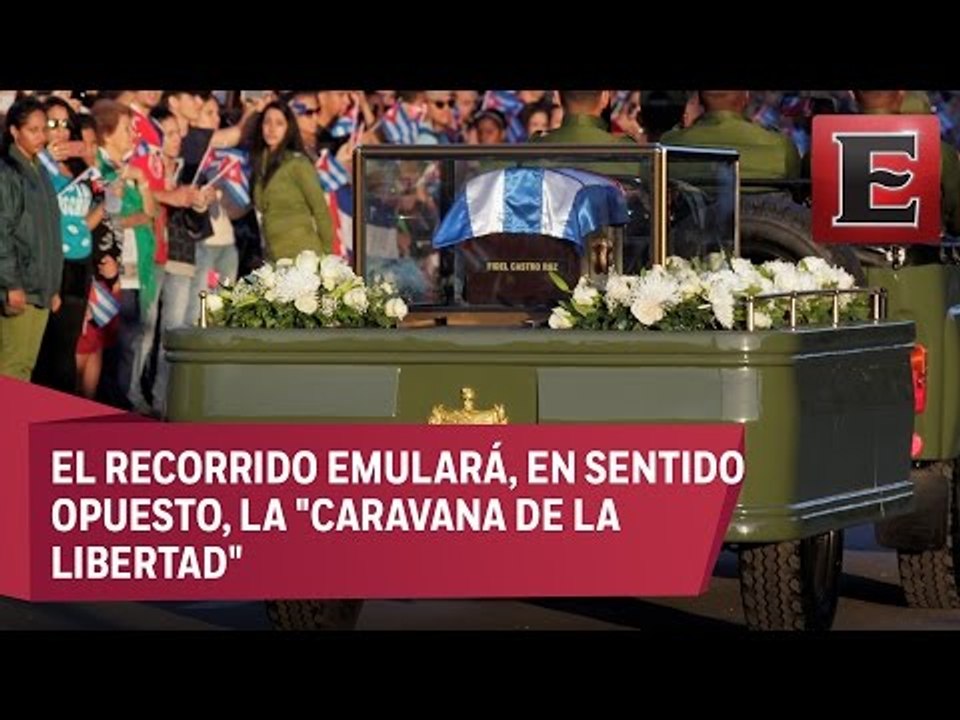 Cubanos dan último adiós a Fidel Castro durante recorrido de sus cenizas