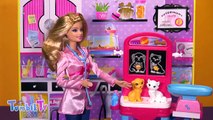 Barbie prend soin des animaux vétérinaires