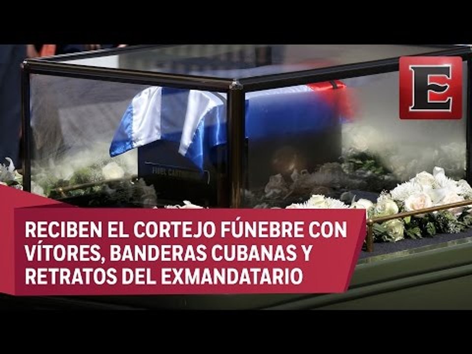 Cenizas de Fidel Castro llegan a su destino final: Santiago de Cuba